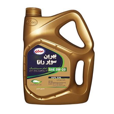 روغن موتور بهران سوپر رانا 0W-20 تمام سنتتیک