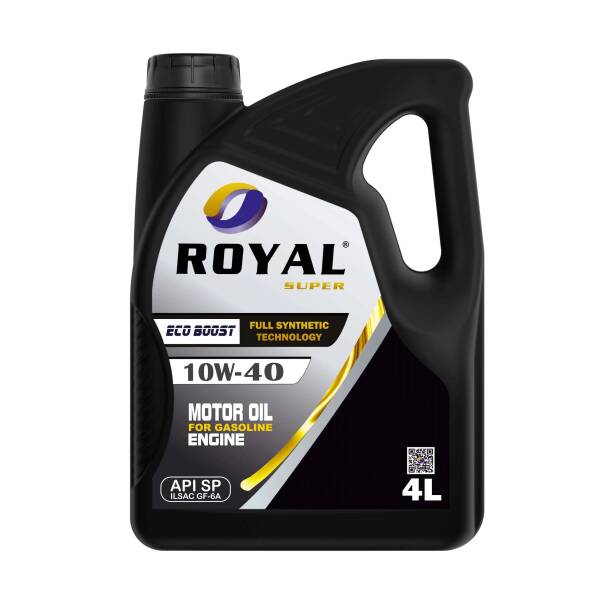 روغن موتور رویال سوپر تمام‌سنتتیک 10W-40 API SP حجم ۴ لیتر