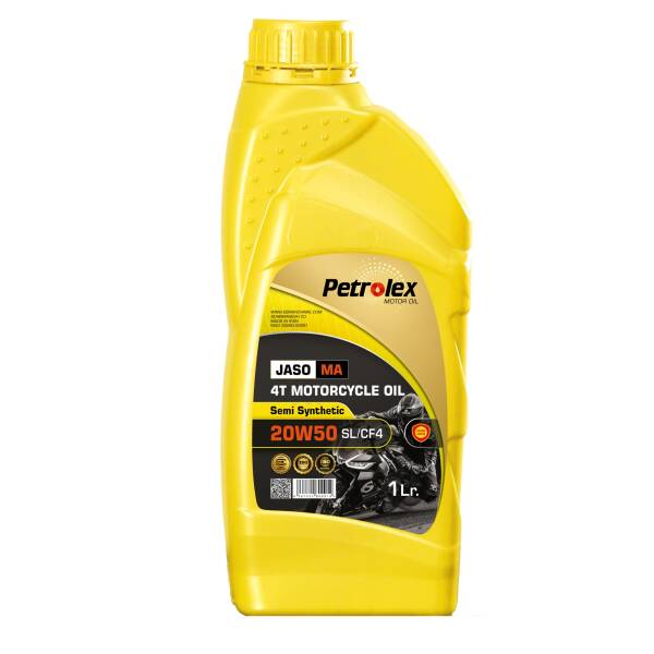 روغن موتور سیکلت سنتتیک پترولکس 20W50 SL/CF4